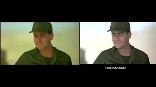 Platoon Laserdisc vs Bluray