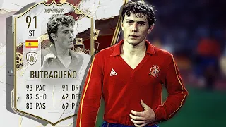 91 WORLD CUP ICON BUTRAGUENO PLAYER REVIEW FIFA 23