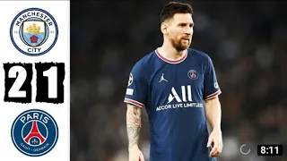 Manchester City vs PSG 2-1 Extended Highlights & All Goals 2021