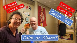 Living On A Cruise Ship For 4 Months! Cabin Tour, Calm or Chaos?