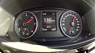 2016 VW Caravelle (T6) 2.0 TDI (132kW/180hp) 4Motion DSG acceleration with GPS results