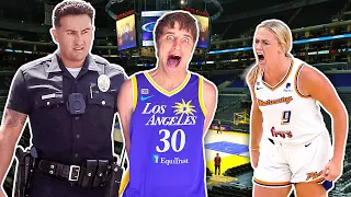 I got ARRESTED at a WNBA Game!