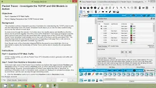 3.5.5 Packet Tracer - Investigate the TCP/IP and OSI Models in Action