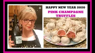 Pink Champagne Truffles To Ring In The New Year! Perfect For Valentine's Day And Special Occasions!