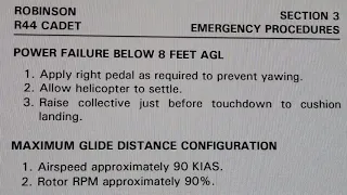 Power Failure below 8 feet AGL