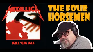 FIRST TIME HEARING 'METALLICA -THE FOUR HORSEMEN (GENUINE REACTION) #metallicareaction