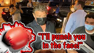 Sylvester Stallone Threatens Autograph Seeker Who Tries To Take Advantage Of Him