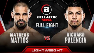 Matheus Mattos vs Richard Palencia | Bellator 301 Full Fight