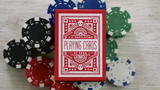 It's Time for a Bike Ride!!! DKNG Red Wheel Playing Cards!