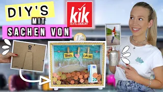 DIYs MIT SACHEN VON KIK ✂️🛒 kann man daraus coole DIYs basteln?! - Cali Kessy