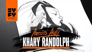 Khary Randolph Sketches Storm (Artists Alley) | SYFY WIRE