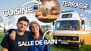 Ils transforment leur Mercedes en MAISON pour 18000€ (#vantour)