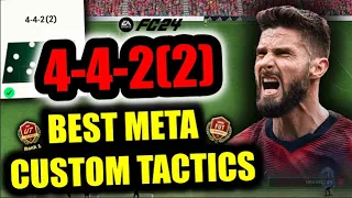 🚨Best 442(2) Meta Tactics to Counter Attack (Elite Division) on FC 24 TOTS