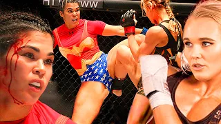 MMA fight Rachael Ostovich vs Andrea Lee - It's an amazingly beautiful fight.