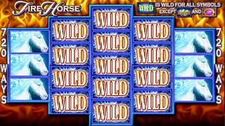 ★★JACKPOT HANDPAY★★$500 BETS★★FIRE HORSE HIGH LIMIT SLOT MACHINE BUENO DINERO MUSEUM SLOTS IGT