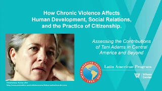 Chronic Violence: Assessing the Contributions of Tani Adams in Central America and Beyond