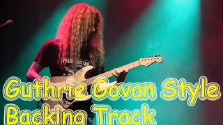 Guthrie Govan Style Rock Fusion Backing Track Bm