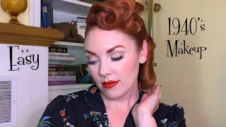 Easy 1940's Makeup Look