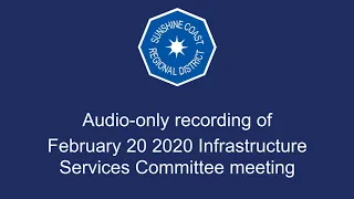 February 20 2020 Infrastructure Services Committee meeting