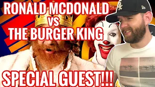 [Industry Ghostwriter] Reacts to: Ronald MacDonald vs The Burger King- Epic Rap Battle-SUPRISE GUEST