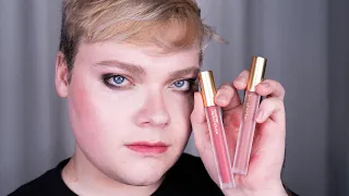 Lisa Eldridge Velveteen Liquid Lipstick, Fawn & Rain - Review & Comparisons