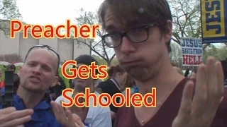 Atheist Schools Preacher in Reality