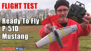 VOLANTEXRC P-51D MUSTANG ReadyToFly (RTF) BEGINNER to EXPERT FLIGHT MODES: ESSENTIAL RC FLIGHT TEST