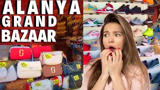 ALANYA GRAND BAZAAR 2022 FAKE MARKET ! ALANYA SHOPPİNG CENTER ! ANTALYA TURKEY HOLİDAY 4K VİDEO