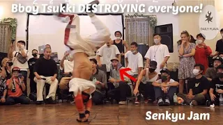 Bboy Tsukki DESTROYING everyone at Senkyu (泉州) Jam Vol.6. Seven to Smoke. 2020 footage.