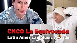 reacción  CNCO canta 'La Equivocada' | Latin American Music Awards 2022