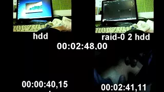 hdd vs raid0 vs ssd