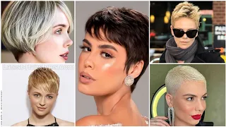 Latest 2023-2024 Short Haircut ideas for Ladies || New Haircuts|| European Fashion Hairstyles||