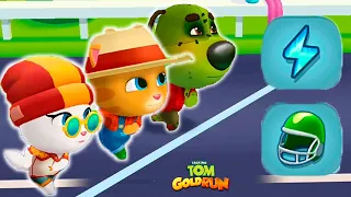 Talking Tom Gold Run - Competition Race - Gameplay - Tom, Angela, Ginger