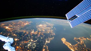 Europe and the stars from SPACE