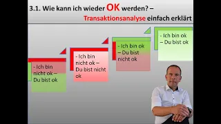 (3.1) Wie kann ich wieder ok werden? Transaktionsanalyse einfach erklärt