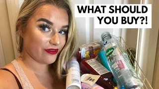 HUGE BEAUTY PRODUCT EMPTIES - WHAT SHOULD YOU BUY?! | AMBER HOWE