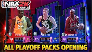 EVERY PLAYOFF PACK OPENING!! ELITE PACK WEST AND EAST PACKS | NBA 2K Mobile Arcane Crystal Packs