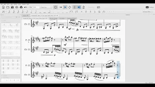 Duet for Piccolo Clarinet in Ab and Contrabass Clarinet (Dance of the Sugar Plum Fairy)