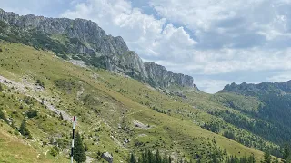 Poiana Gutanu - Moeciu de sus prin traseu marcat valea Bangaleasa, muntii Bucegi