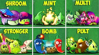 Random 6 Type Of Team Plants Battlez - Who Will Win? - PVZ 2 Team Plant vs Team Plant