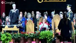 4:00 pm June 13,2013 Convocation University of Guelph