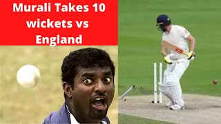 Muralitharan Takes 10 Wickets | England v Sri Lanka | 2006  | Highlights |