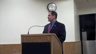 Representative Paul Marquart speaks at the December Conference