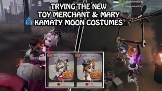 Trying Mary & Toy Merchant's Kamaty Moon Crossover Costumes - Identity V