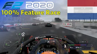 F1 2020 - Let's Make Tsunoda F2 Champion #3: 100% Feature Race Zandvoort | PS5