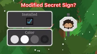 There’s A SECRET Sign Customization In Sneaky Sasquatch!