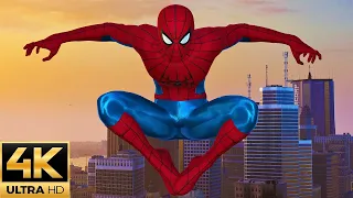 Spider-Man Remastered PC - No Way Home Suit Free Roam Gameplay Mod (4K 60FPS)