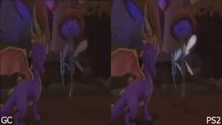 The Legend of Spyro: A New Beginning Opening Graphics Comparison (GC vs PS2)