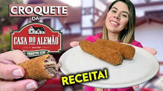 MELHOR CROQUETE DO MUNDO CROQUETE DA CASA DO ALEMÃO !