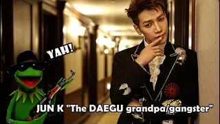 Jun K "The Daegu grandpa/gangster" of 2PM